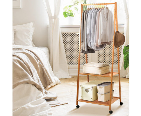 HARRIS BAMBOO HANGER STAND - NATURAL