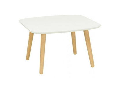 BANJI MODERN  LOW COFFEE TABLE - 600(W) X 600(D) - WHITE