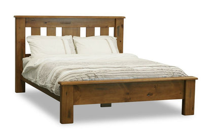 KING BATHURST (AUSSIE MADE) TIMBER BED FRAME - ASSORTED COLOURS