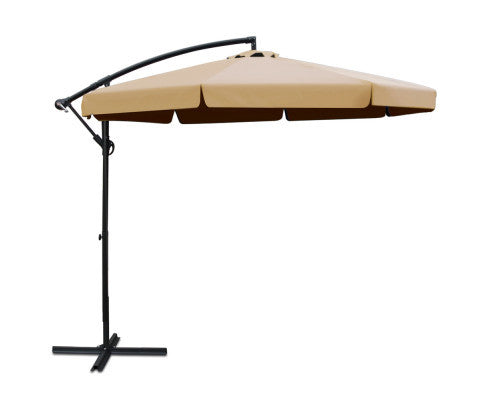 HAMMON OUTDOOR  UMBRELLA- BEIGE
