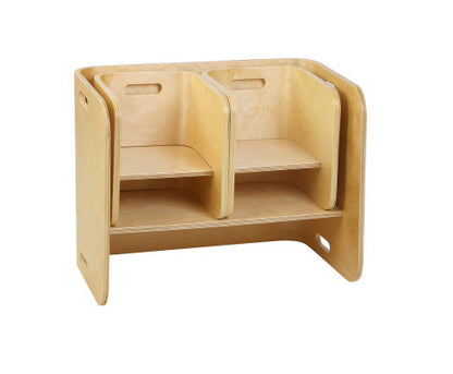 MARLON 3 PIECE KIDS TABLE & CHAIRS SET - NATURAL