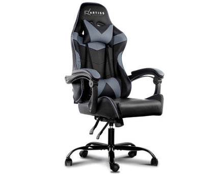 PAXTON RECLINING OFFICE COMPUTER  CHAIR  - BLACK & GREY