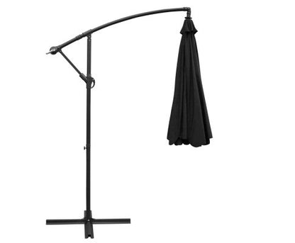 HAMMON OUTDOOR  UMBRELLA - BLACK