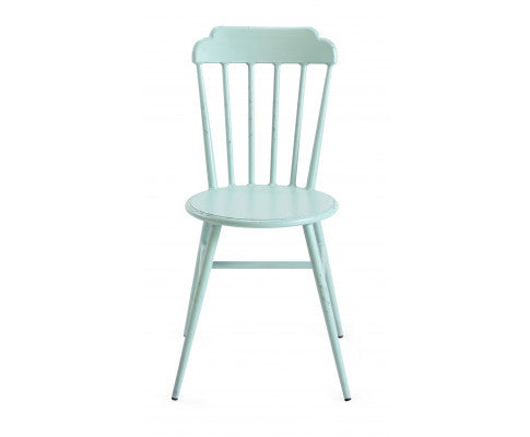 Gabby (SET OF 2) Aluminium Dining Chair - Blue
