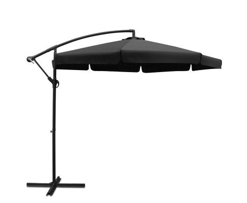 HAMMON OUTDOOR  UMBRELLA - BLACK