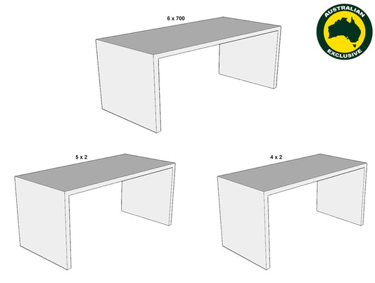 Bollalee (AUSSIE MADE) Desk Collection - Assorted Stained Colours