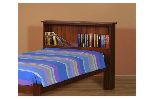 SINGLE BOOKEND BEDHEAD ONLY (AUSSIE MADE) - 1200(H) - ASSORTED COLOURS