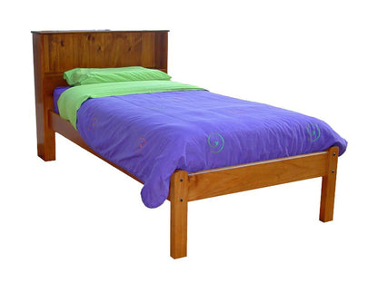 King Single Bookend Deluxe (AUSSIE MADE) Bed - Assorted Colours