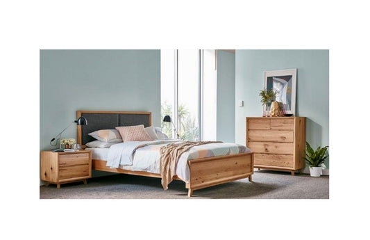 BOSTON KING 4 PIECE (TALLBOY) BEDROOM SUITE - AS PICTURED