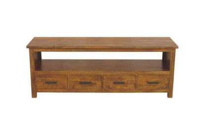 BRONTE - 4 DRAWERS TV UNIT (WONMR-043) -580(H) X 1750(W)- LIGHT HONEY