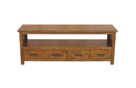 Bronte - 4 Drawers TV Unit (WONMR-043) -580(H) X 1750(W)- Light Honey