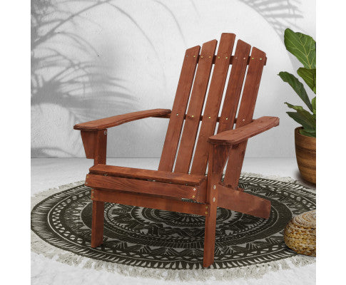 Hadley Outdoor Lounge Chair - Brown
