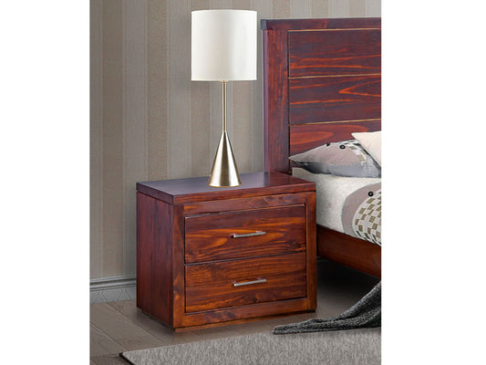 Narrabeen 2 Drawer Bedside Table (NTR182) - Baltic(#215) , Walnut(#219) , Greywash (#501)