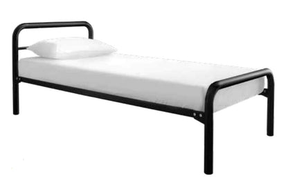 SINGLE BUDGET (AUSSIE MADE) METAL BED - ASSORTED COLOURS