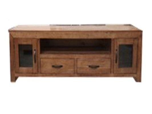 Frank 2 Door & 2 Drawer Lowline Entertainment Unit (MODEL 6-18-1-14-11) - 595(H) X 1960(W) - TV Unit #4 - Baltic(#503)