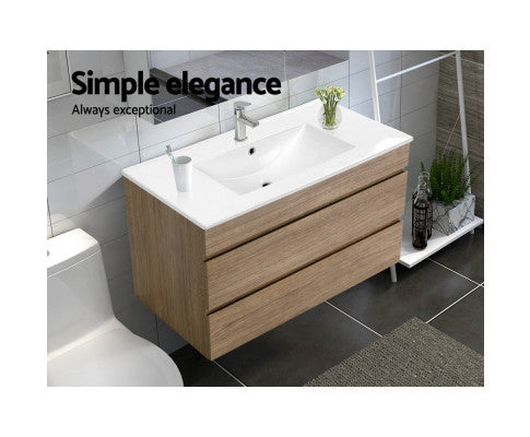 PERNELLE BATHROOM VANITY BASIN UNIT - TWO TONE