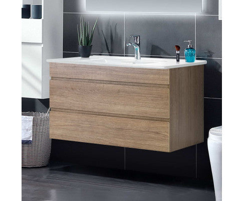 PERNELLE BATHROOM VANITY BASIN UNIT - TWO TONE
