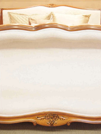 LOUIS (BE-211) QUEEN 4 PIECE TALLBOY BEDROOM SUITE - CHERRY