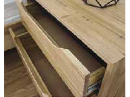 ATMORE 5 DRAWER TALLBOY - 1175(H) x 880(W) - NATURAL