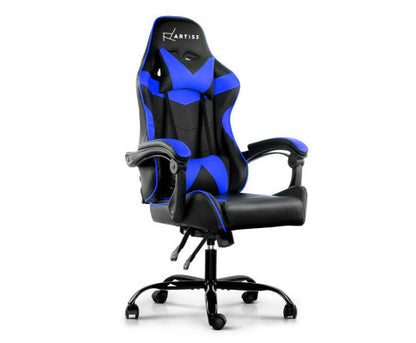 PAXTON RECLINING OFFICE COMPUTER  CHAIR  - BLACK & BLUE