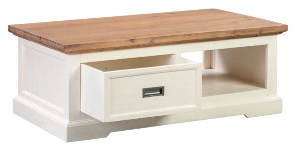 BALMAIN (AUSSIE MADE) COFFEE TABLE WITH 1 DRAWER  - ASSORTED PAINTED COLOURS OR TWO TONE