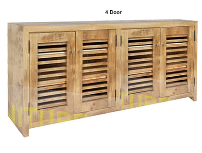 BANDY (AUSSIE MADE) NO DRAWER BUFFET COLLECTION - ASSORTED STAINED COLOURS