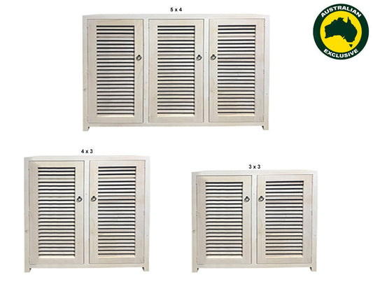 Bandy (AUSSIE MADE) Shoe Cabinet With Doors Collection - Assorted Painted Colours