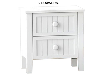BARRINGTON (AUSSIE MADE) BEDSIDE TABLE COLLECTION - ASSORTED PAINTED COLOURS - STARTING FROM $399