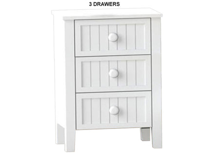 BARRINGTON (AUSSIE MADE) BEDSIDE TABLE COLLECTION - ASSORTED PAINTED COLOURS - STARTING FROM $399