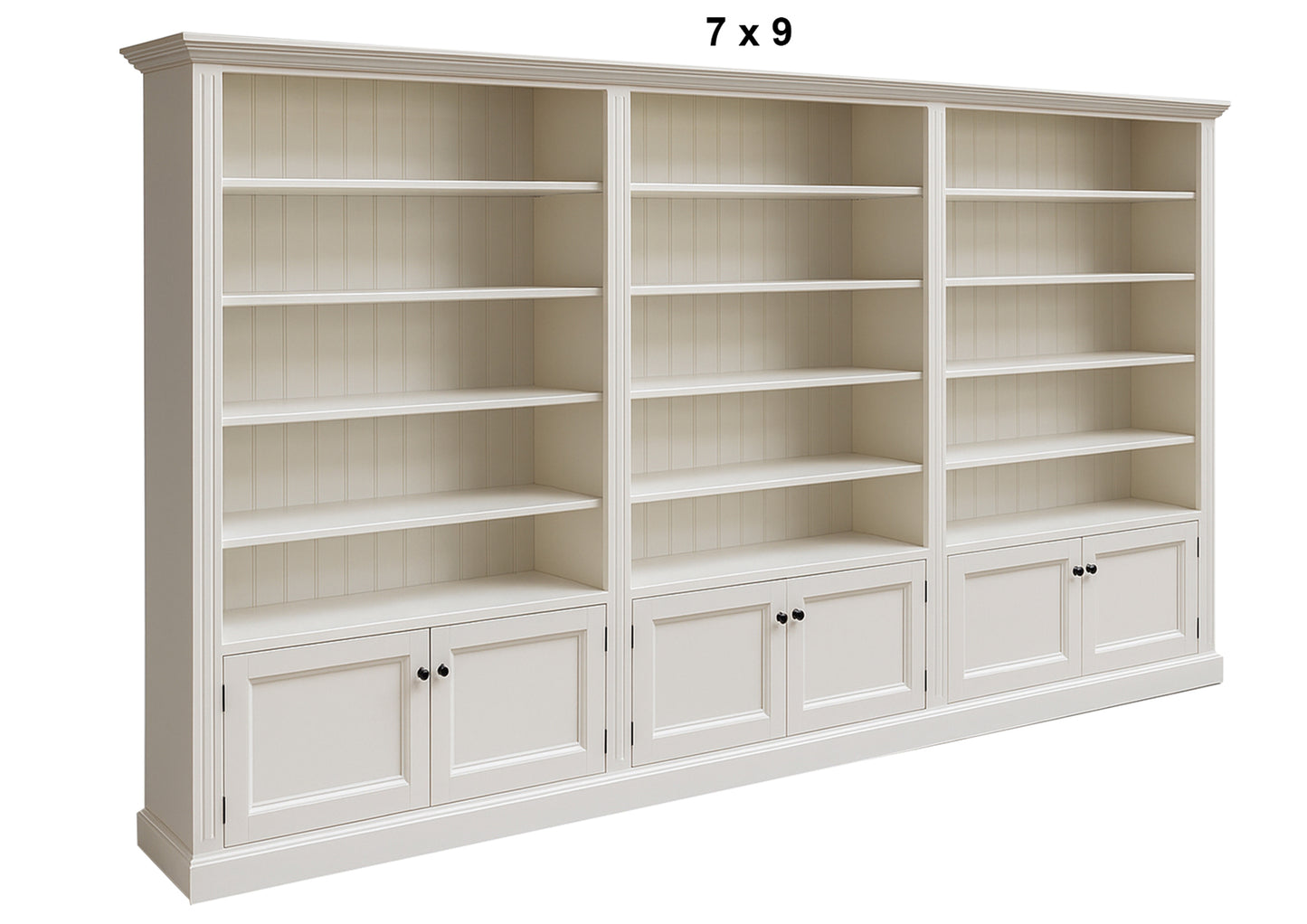BAYSIDE (AUSSIE MADE) 6 DOOR BOOKCASE PIGEON PAIRED (4 SECTIONS) COLLECTION - ASSORTED PAINTED COLOURS - STARTING FROM $3699