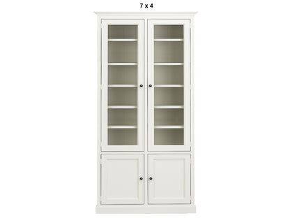 BAYSIDE (AUSSIE MADE) 4 DOOR LIBRARY UNIT COLLECTION - ASSORTED PAINTED COLOURS - STARTING FROM $1499