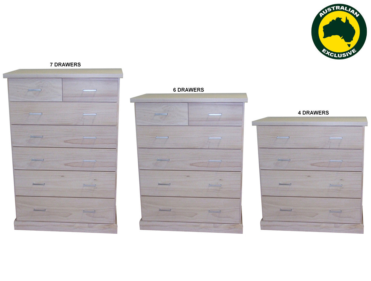 Bayside (AUSSIE MADE) Tallboy Collection - Assorted Stained Colours