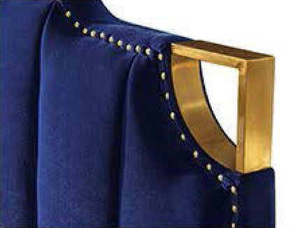 KING SINGLE SOLANO LEATHERETTE / LINEN / VELVET FANCY BED WITH METAL BEDHEAD FRAME - ASSORTED COLOURS