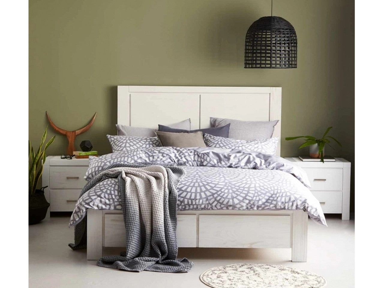 Bessemer King 4 Piece (TALLBOY) Bedroom Suite - Assorted Colours