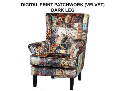 BLISS CHAIR UPHOLSTERED - ASSORTED COLOURS