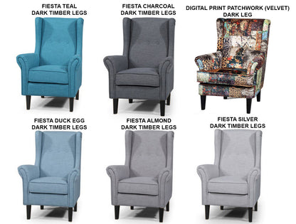 BLISS CHAIR UPHOLSTERED - ASSORTED COLOURS