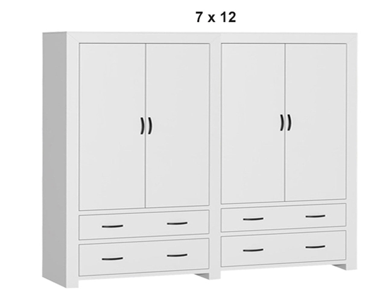 BUSTIN (AUSSIE MADE) 4 DOOR / 4 DRAWER WARDROBE COLLECTION - ASSORTED PAINTED COLOURS - STARTING FROM $2399