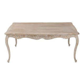 BICHIR 9 PIECE DINING SETTING 2200(W) -  WHITE WASHED