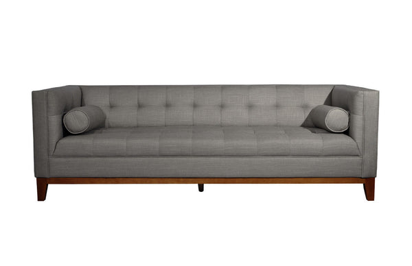 CALVIN THREE (3) + TWO (2) SEATER LOUNGE SUITE - LIGHT GREY