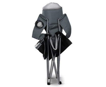 MIRA SET OF 2 FOLDING CAMPING CHAIR - GREY