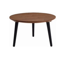 CARSYN ROUND COFFEE TABLE - 600(W) X 600(D) - COCOA