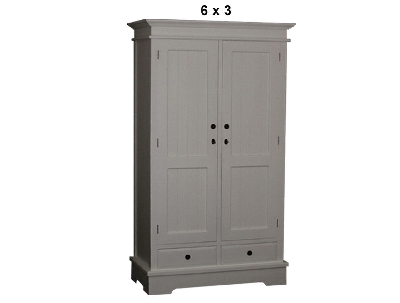 CASTRO (AUSSIE MADE) HARDWOOD 2 DOOR / 2 DRAWER WARDROBE COLLECTION - ASSORTED PAINTED / STAINED COLOURS - STARTING FROM $1499