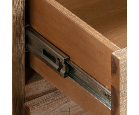 JARVAN 3 DRAWERS/ 3 SHELVES TV CABINET - CLASSIC OAK