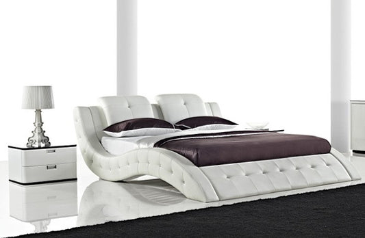 QUEEN ALESSANDRA LEATHERETTE BED (3012) - ASSORTED COLORS