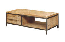 CEMBER  WITH DRAWER HARDWOOD COFFEE TABLE -  1300(W X  700(D) -  ( 16-15-18-20-12-1-14-4)