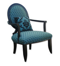EKAS (CH018A) ROUND CHAIR - BLACK