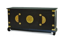 CHINESE 4 DOOR BUFFET (SB 400 CSNF) -  900(H) X 1820(W) -MAHOGANY OR CHOCOLATE