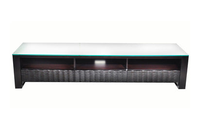 CHLOE ENTERTAINMENT LOWLINE UNIT WITH GLASS TOP -420(H) x 2000(W)