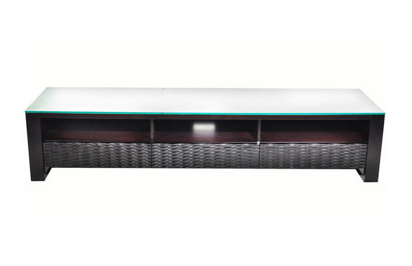 CHLOE ENTERTAINMENT LOWLINE UNIT WITH GLASS TOP -420(H) x 2000(W)