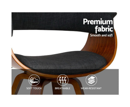 ABILENE BENTWOOD DINING CHAIR - CHARCOAL